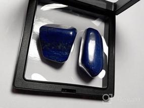 img 6 attached to Experience Calming Anxiety With KALIFANO Tumbled Lapis Lazuli Bundles - AAA+ Jewelry Grade Reiki Crystals - Perfect For Wicca/Healing - Learn More With Included Information Card