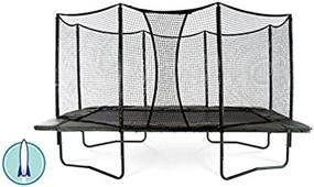 img 3 attached to Experience Ultimate Jumping Fun And Safety With AlleyOOP PowerBounce Trampoline - 10'X17' Enclosure With High-Performance Black Springs And Lifetime Warranty