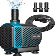 xxl submersible water pump: silent operation for aquariums, fish tank fountains, ponds, and hydroponics logo