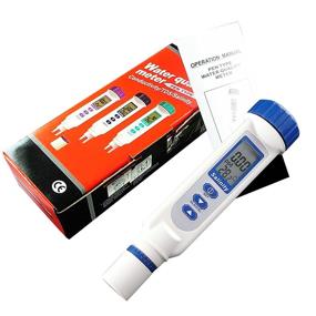 img 3 attached to 🌊 Accurate Digital Salinity and Temperature Meter with ATC: Handheld Pen Type Water Quality Monitor Tester for Saltwater, Hydroponics, Pool, Aquarium, Fish Pond, Spa - 0~70 PPT