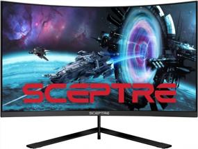 img 2 attached to Sceptre C275B-1858RN: Edge Less FreeSync Display with 165Hz, Flicker-Free, Built-In Speakers, Wall Mountable & Blue Light Filter