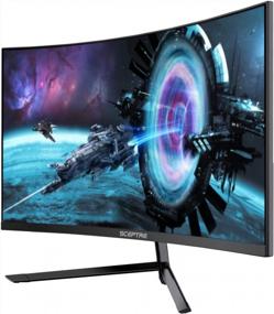 img 1 attached to Sceptre C275B-1858RN: Edge Less FreeSync Display with 165Hz, Flicker-Free, Built-In Speakers, Wall Mountable & Blue Light Filter