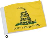 🏍️ show chrome accessories big bike parts 4-240gd: don't tread on me flag (6"x9") - top quality motorcycle accessory логотип