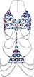boho crystal tassel bikini set beach cosplay bra chain body jewelry for women & girls - ccbodily body chains jewelry accessories logo