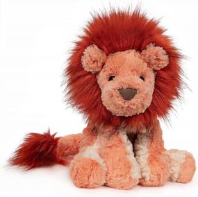 img 4 attached to 10" Orange/Red GUND Cozys Collection Lion Plush Stuffed Animal For Ages 1 And Up
