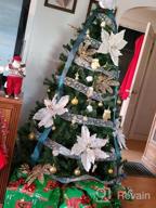 картинка 1 прикреплена к отзыву WBHome 5FT Decorated Artificial Christmas Tree: Blue Silver Ornaments, 200 LED Lights Included от Tony Doolittle