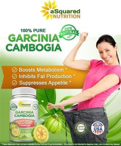 img 2 attached to 🍃 Ultra High Strength HCA Diet Pills - 100% Natural Garcinia Cambogia Extract, 120 Capsules, Pure Weight Loss Supplement, Best Extreme Fat Burner & Detox Max, Premium Blocker for Men & Women