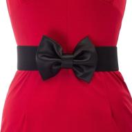 dress waist belts large bow knot women's accessories ~ belts logo