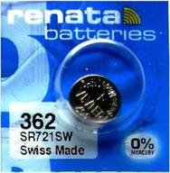 🔋 pack of 5 362 watch batteries logo