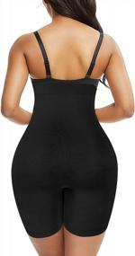 img 2 attached to High Waisted Body Shaper Shorts For Women - Tummy Control, Butt Lifter, And Seamless Waist Trainer By Finlin Shapewear