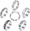 women's anxiety relief spinner ring - anti-stress fidget jewelry for women & men logo