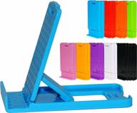 20 pack honsky phone stands: adjustable foldable cell phone holders for desktop – multi-color bundle logo
