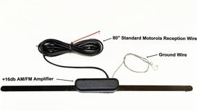 img 3 attached to Universal Hidden AM-FM Amplified Radio Antenna - Ideal for Boats, Hot Rods, Golf Carts, Dune Buggies, Harleys, Motorcycles, Campers, Trailers, Motorhomes, ATVs, UTVs, and RVs