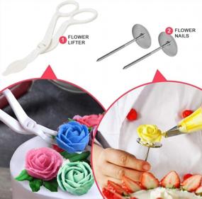 img 3 attached to 82PCS Russian Piping Tips Set For Perfect Cake Decorating And Baking - Icing Tips, Ball Piping Tips, Flower Frosting Tips, And More!