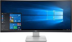 img 4 attached to 🖥️ Dell UltraSharp 34" LED Monitor with QHD Wide 3440x1440P, Curved Screen, and Swivel, Tilt, and Height Adjustment - PXF79, HD, 60Hz