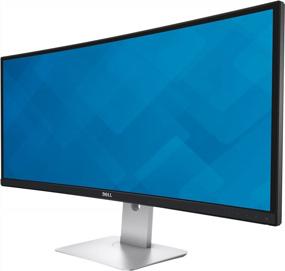 img 1 attached to 🖥️ Dell UltraSharp 34" LED Monitor with QHD Wide 3440x1440P, Curved Screen, and Swivel, Tilt, and Height Adjustment - PXF79, HD, 60Hz