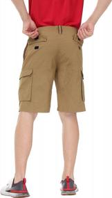 img 3 attached to MOHEEN Men'S Cargo Shorts Loose Relaxed Fit Multi-Pocket Pants Casual Work Short