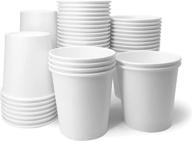200-count white disposable bath cups - papernain paper [2 oz], ideal for mouthwash & bathroom use logo