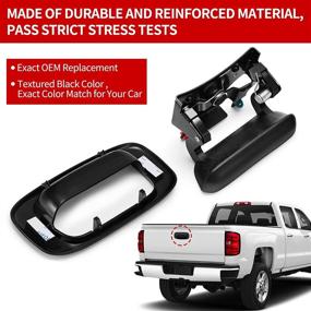 img 2 attached to 🚪 High-Quality Tailgate Handle Replacement for 1999 - 2007 Silverado GMC Sierra 1500 2500 3500: THIS HILL Tailgate Handle Kit - Replaces 15997911 15228539 GM1916102 15188001 15228540 15228541