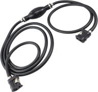 🔋 10ft 8mm fuel line assembly for yamaha outboard marine boat motor - rubber fuel gas hose line assembly логотип