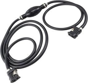 img 4 attached to 🔋 10ft 8mm Fuel Line Assembly for Yamaha Outboard Marine Boat Motor - Rubber Fuel Gas Hose Line Assembly