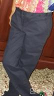 img 1 attached to Nautica Girls Uniform Straight Stretch Pants & Capris for Girls' Clothing review by Emily Baker