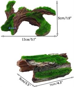 img 1 attached to Aquarium Driftwood Ornament Hideouts Reptile