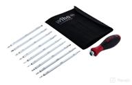 🔧 wiha 28199 drive-loc vi 10 piece interchangeable blade set in durable pouch логотип