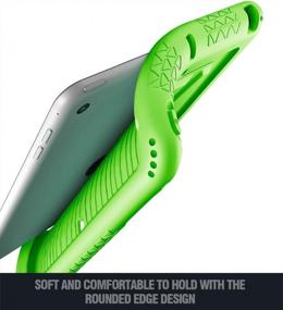 img 1 attached to Чехол Poetic TurtleSkin Series для iPad Mini 5 (2019) — защита углов/бампера и нижние вентиляционные отверстия — зеленый