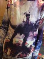 img 1 attached to Teen Boys Girls Novelty Animal Galaxy Hoodies Sweatshirts Pullover by GLUDEAR review by Loren Slama