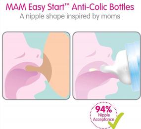 img 1 attached to Easy Start Anti Colic Baby Bottle - 5 Oz, Reducing Air Bubbles And Colic, Easy Transition From Breastfeeding, 2 Pack For Newborn Boys