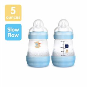 img 3 attached to Easy Start Anti Colic Baby Bottle - 5 Oz, Reducing Air Bubbles And Colic, Easy Transition From Breastfeeding, 2 Pack For Newborn Boys
