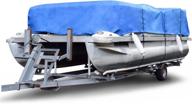 🛡️ budge p-1200-3 denier pontoon covers blue size pt4 - 24&#39; to 28&#39;: waterproof, heavy-duty, uv resistant логотип