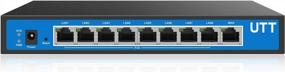 img 3 attached to FCC Listed UTT ER528GP Dual WAN Load Balance Router: Ideal For Businesses, SOHO, Restaurants, CCTV And Shops With PoE Power, VPN Gateway, And 8 Gigabit LAN Ports