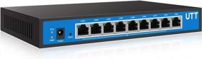 img 4 attached to FCC Listed UTT ER528GP Dual WAN Load Balance Router: Ideal For Businesses, SOHO, Restaurants, CCTV And Shops With PoE Power, VPN Gateway, And 8 Gigabit LAN Ports