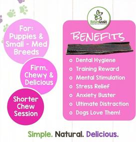 img 1 attached to Nature Gnaws Premium Large Beef Gullet Sticks - 10 Pack Of Tasty Rawhide-Free Dog Chews