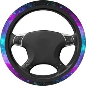 img 3 attached to Steering Universal Protector Anti Slip Absorption Interior Accessories best for Steering Wheels & Accessories