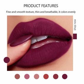 img 2 attached to CCbeauty Matte Lipstick Set 6 Colors Velvet Smooth Nude Lip Stick Waterproof Long Lasting Moisturizer Pigmented Non-Stick Cup Not Fade Pink Lip Makeup Christmas Gift Sets For Her Girls Women