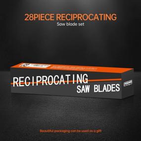 img 1 attached to 28-Piece Reciprocating Saw Blades Set For Wood And Metal Cutting - Luckyway Sawzall And Pruner Saw Blades Set