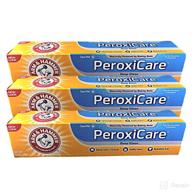 experience powerful teeth whitening with arm & hammer peroxicare toothpaste peroxide logo