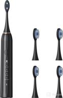 💡 black rechargeable electronic heads for beben toothbrush logo