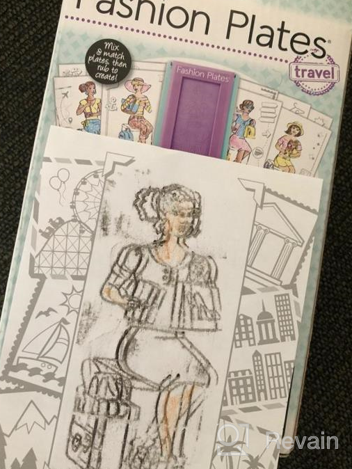 img 1 attached to Fashion Plates — Travel Set — Mix-And-Match Drawing Art Set — Make Fabulous Fashion Designs — Ages 6+ review by Shah Jones