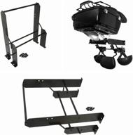 h d garage detachable storage wall rack, tour trunk pack luggage-racks fits for harley davidson touring road king electra street glide 1 логотип