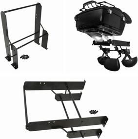 img 4 attached to H D Garage Detachable Storage Wall Rack, Tour Trunk Pack Luggage-Racks Fits for Harley Davidson Touring Road King Electra Street Glide 1