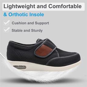 img 1 attached to Orthoshoes Breathable Lightweight Sneakers Fasciitis Women's Shoes - Athletic