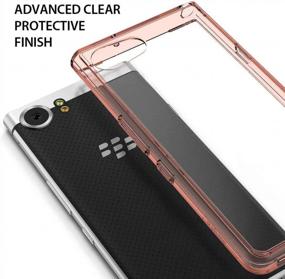 img 3 attached to Keep Your BlackBerry KEYone Safe With Ringke Fusion Clear Case - Rose Gold Crystal