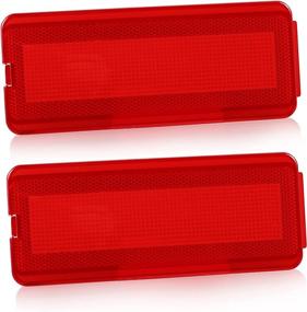img 4 attached to 🚪 Enhance Safety with HERCOO Interior Door Reflectors for Ford Excursion & Super Duty