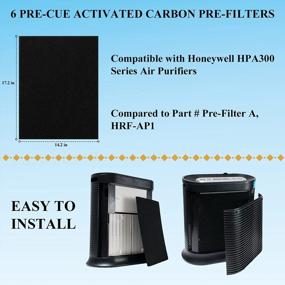 img 2 attached to Efficient Replacement Pre Filters For Honeywell HPA300 Air Purifier - 6 Pack For Optimal Clean Air