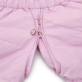 img 2 attached to 👶 WESIDOM Baby Snowsuit: Toddler Winter Outfit Sets with Hooded Down Jacket Coat and Ski Bib Pants for Boys and Girls