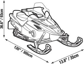 img 2 attached to Raider SX-Series X-Large Weatherproof and UV-Resistant Snowmobile Storage Cover